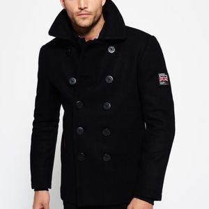SuperDry Peacoat